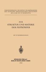Zur Struktur und Materie der Festkörper