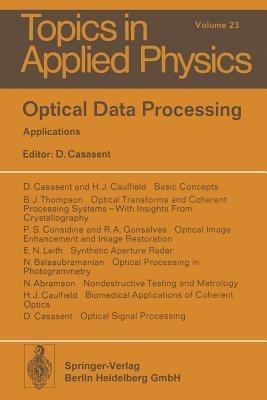 Optical Data Processing: Applications - cover