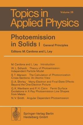 Photoemission in Solids I: General Principles - cover