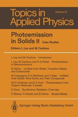 Photoemission in Solids II: Case Studies - cover