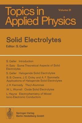 Solid Electrolytes - cover