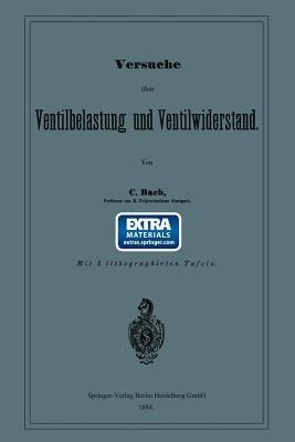 Versuche über Ventilbelastung und Ventilwiderstand - Carl von Bach - cover
