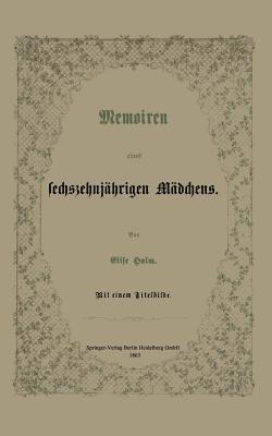 Memoiren eines sechszehnjährigen Mädchens - Elise Halm - cover