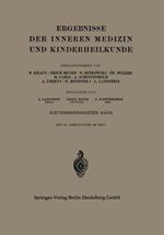 Ergebnisse der Inneren Medizin und Kinderheilkunde