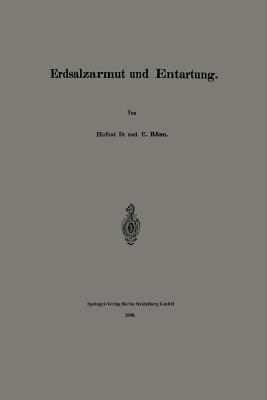 Erdsalzarmut und Entartung - Carl Roese - cover