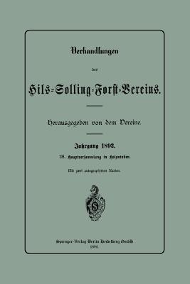 Verhandlungen des Hils-Solling-Forst-Vereins - Hils-Solling-Forst-Verein - cover