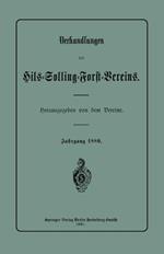Verhandlungen des Hils-Solling-Forst-Vereins
