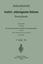 Jahresbericht der forstlich-phänologischen Stationen Deutschlands