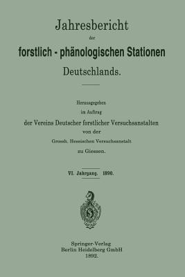 Jahresbericht der forstlich-phänologischen Stationen Deutschlands - Grossh. Hessischen Versuchsanstalt - cover