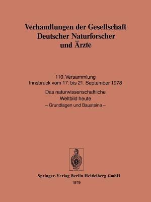 Verhandlungen der Gesellschaft Deutscher Naturforscher und Ärzte: 110. Versammlung Innsbruck vom 17. bis 21. September 1978 - Kenneth A Loparo - cover