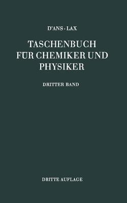 Eigenschaften von Atomen und Molekeln - Jean d’Ans,Ellen Lax,Klaus Schäfer - cover