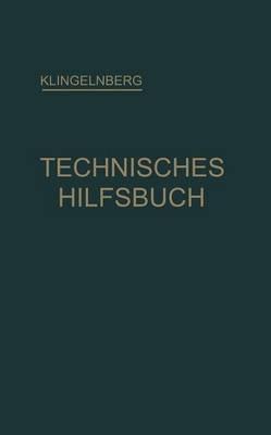 Klingelnberg Technisches Hilfsbuch - Ernst Preger,Rudolf Reindl - cover