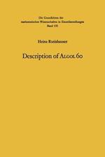 Handbook for Automatic Computation: Description of Algol 60
