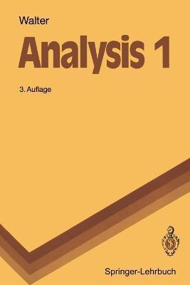 Analysis 1 - Wolfgang Walter - cover