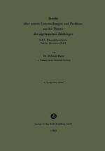 Bericht über neuere Untersuchungen und Probleme aus der Theorie der algebraischen Zahlkörper