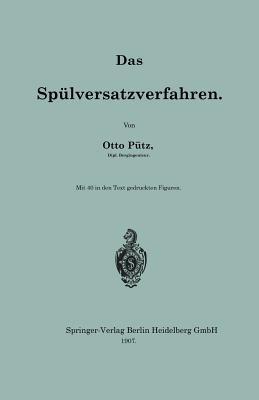 Das Spülversatzverfahren - Otto Pütz - cover