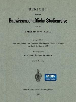 Bericht über eine Bauwissenschaftliche Studienreise nach der Pommerschen Küste - cover