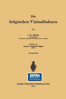 Die belgischen Vizinalbahnen - Charles de Burlet - cover