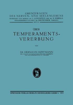 Über Temperamentsvererbung - Hermann Hoffmann - cover