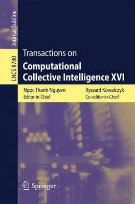 Transactions on Computational Collective Intelligence XVI - cover