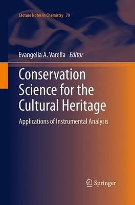 Conservation Science for the Cultural Heritage: Applications of Instrumental Analysis - cover