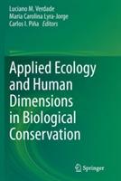 Applied Ecology and Human Dimensions in Biological Conservation - cover