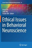 Ethical Issues in Behavioral Neuroscience - cover