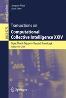 Transactions on Computational Collective Intelligence XXIV - cover