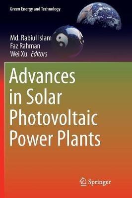 Advances in Solar Photovoltaic Power Plants - cover