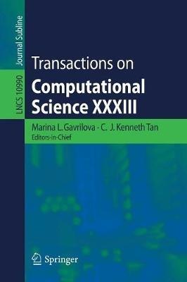 Transactions on Computational Science XXXIII - cover