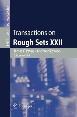 Transactions on Rough Sets XXII - cover