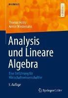 Analysis und Lineare Algebra: Eine Einführung für Wirtschaftswissenschaftler - Thomas Holey,Armin Wiedemann - cover