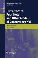 Transactions on Petri Nets and Other Models of Concurrency XVI - cover