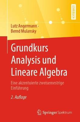 Grundkurs Analysis und Lineare Algebra: Eine akzentuierte zweisemestrige Einführung - Lutz Angermann,Bernd Mulansky - cover