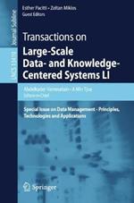 Transactions on Large-Scale Data- and Knowledge-Centered Systems LI: Special Issue on Data Management - Principles, Technologies and Applications