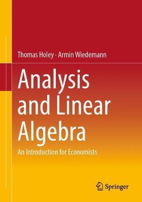 Analysis and Linear Algebra: An Introduction for Economists - Thomas Holey,Armin Wiedemann - cover