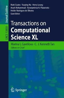 Transactions on Computational Science XL - cover