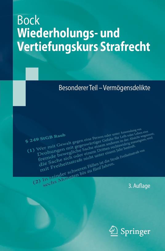 Wiederholungs- und Vertiefungskurs Strafrecht