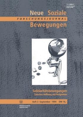 Solidaritätsbewegungen: Zwischen Hoffnung und Resignation - Rolf Kreibich,Reinhart Kößler,Rolf Bräuer - cover