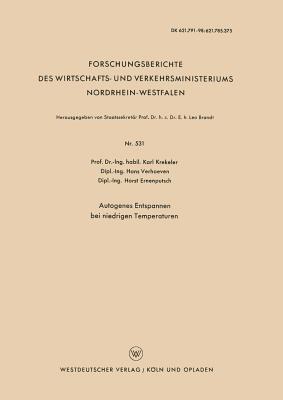 Autogenes Entspannen bei niedrigen Temperaturen - Karl Krekeler - cover