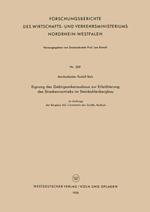 Eignung des Gebirgsankerausbaus zur Erleichterung des Streckenvortriebs im Steinkohlenbergbau