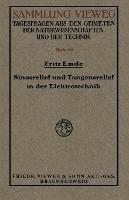 Sinusrelief und Tangensrelief in der Elektrotechnik - Fritz Emde - cover