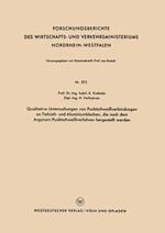 Qualitative Untersuchungen von Punktschweißverbindungen an Tiefzieh- und Aluminiumblechen, die nach dem Argonarc-Punktschweißverfahren hergestellt werden
