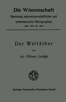 Der Weltäther - Oliver Lodge - cover