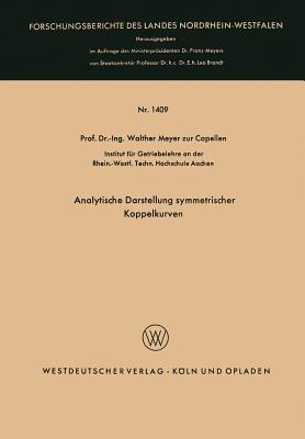 Analytische Darstellung symmetrischer Koppelkurven - Walther Meyer zur Capellen - cover