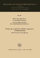 Bestimmung des optimalen Produktionsprogrammes in Industriebetrieben: Rationalisierung der Programmplanung - Joseph Mathieu - cover