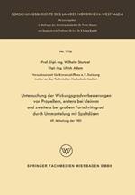 Untersuchung der Wirkungsgradverbesserungen von Propellern, erstens bei kleinem und zweitens bei großem Fortschrittsgrad durch Ummantelung mit Spaltdüsen