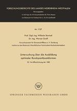 Untersuchung über die Ausbildung optimaler Rundspantbootsformen
