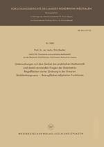 Untersuchungen auf dem Gebiet der praktischen Mathematik und damit verwandter Fragen der Geometrie: Regelflächen vierter Ordnung in der linearen Strahlenkongruenz - Betragflächen elliptischer Funktionen