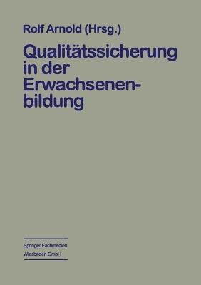 Qualitätssicherung in der Erwachsenenbildung - cover